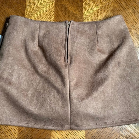Celine Suede Skort Camel SZ L - Picture 7 of 10